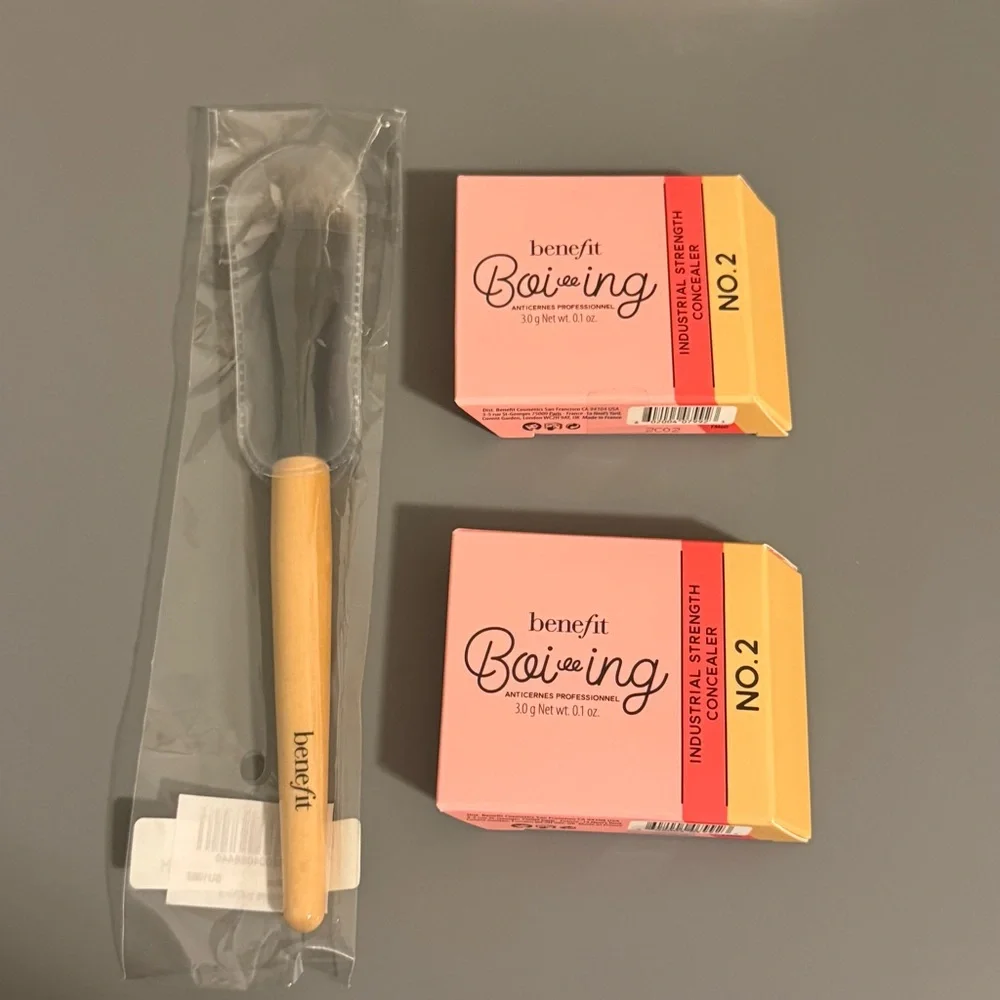 NIB DISCONTINUED Benefit Boi ing Industrial Strength Concealer BUNDLE - No. 2